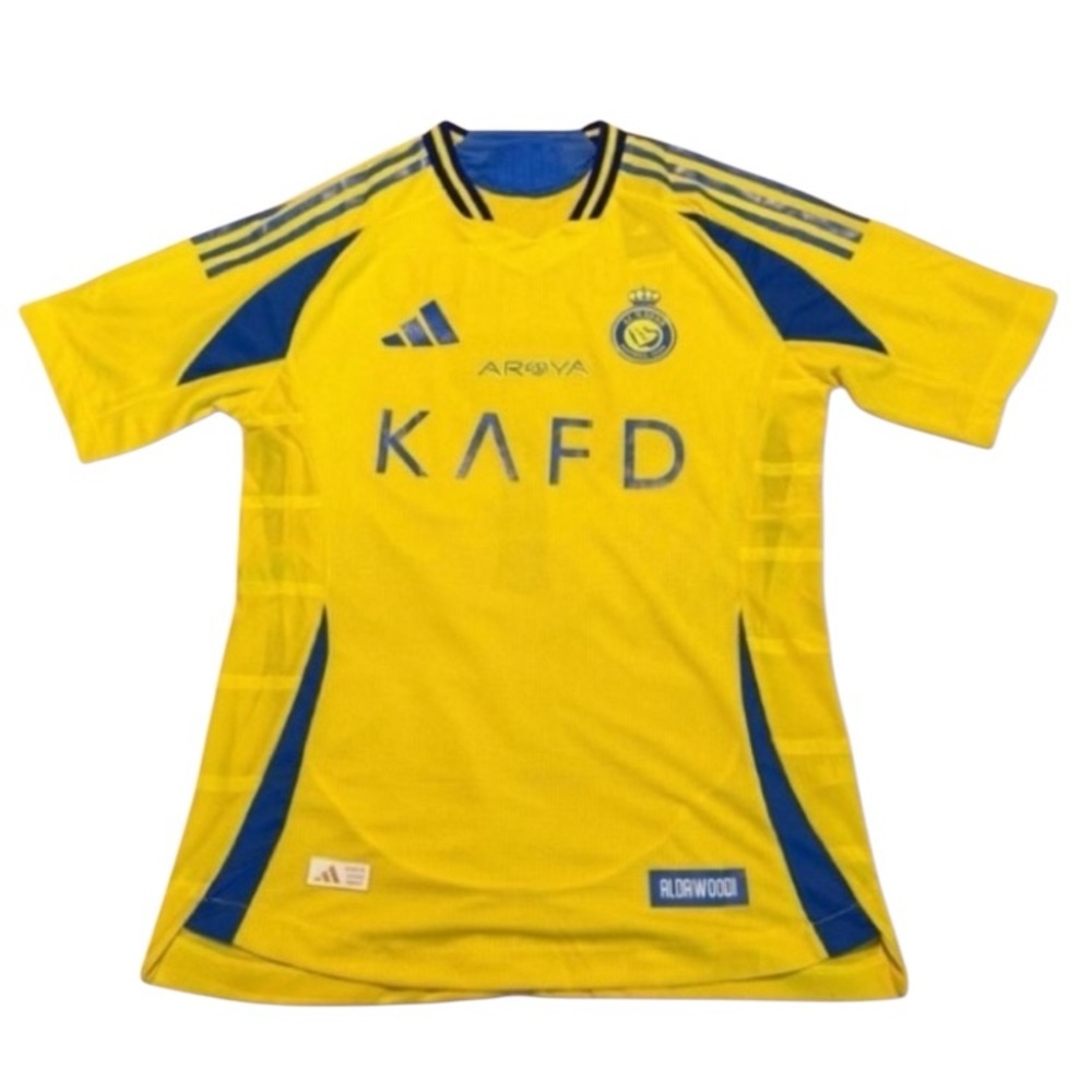 24/25 Al nassr home kit. Cristiano Ronaldo CR7 soccer football jersey. NWT